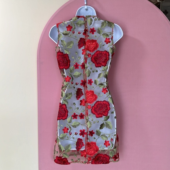 NWOT WANT MY LOOK SEE THROUGH DRESS SIZE S - Picture 3 of 14